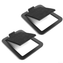 Speaker Stand 2-Pack Tabletop Stands With Anti-Vibration Mat 16 Degree Tilt For PC Boxes Or Studio Monitors