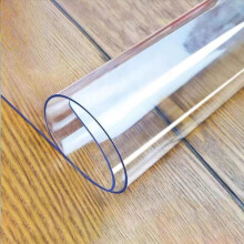Clear PVC Desk Pad 50x100cm, Non-Slip Transparent Table Mat, Easy to Clean, Waterproof Desk Protector
