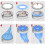 Nappy Bin Refill Cassettes 7-Layer Thickened 4.5m Compatible with Tommee Tippee TEC Twist & Click Simplee 4