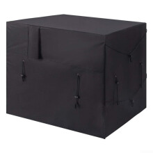210D Waterproof Pool Heat Pump Cover Fits 39.7 X 33.8 X 30.7 In Outdoor Winter Storage Cover With Adjustable