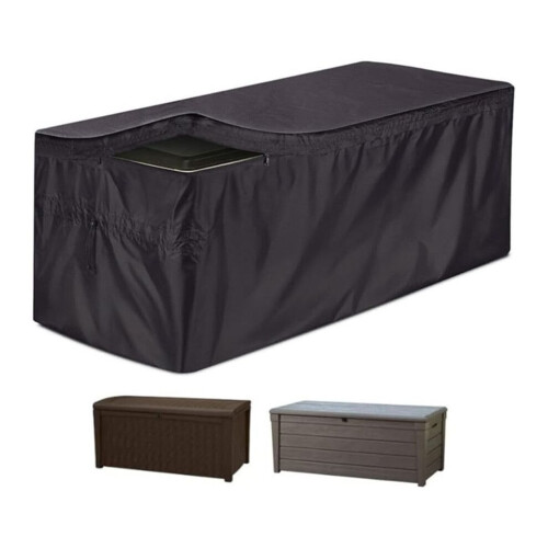 Adjustable Drawstring and Quick Release Fasteners Outdoor Garden Storage Box Cover Small Size Durable 1