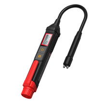 Car Brake Fluid Digital Tester HT663L with LCD Display, Metal Hose, Sound Light Alarm, Flashlight, and
