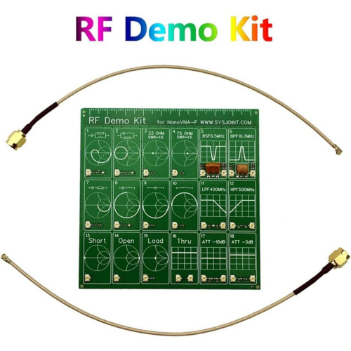 HF-Demokit RF Test Board for HAM - Vector Network Analyzer, High Frequency, Calibration Kit, Compact 1