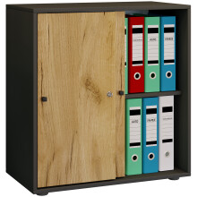 Office cupboard sliding doors Lona 2-fold