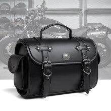 Motorcycle Side Hanging Bag For Triumph Scrambler 900 Classic 2024, Waterproof Leather Panniers, Expandable