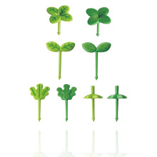 8 Pieces Fruit Forks Cake Snack Picks Decoration Lunch Box Toothpicks