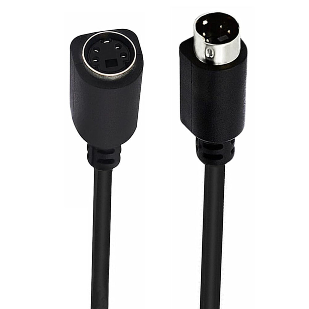 Svideo Cable 4Pin Svhs Mini Din 90 Degree Bend, Male To Female Camera Dvr Dvd Player Video Connection Cable 9323874321134