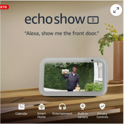 Amazon Amazon Echo Show 5 3rd Gen 2023 release Smart display and alarm clock White 2