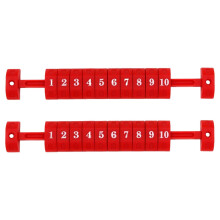 Scores Keeper 2Pcs Table Football Counter  10Digit Score Counter Indicators For Standard Foosball Tables Red