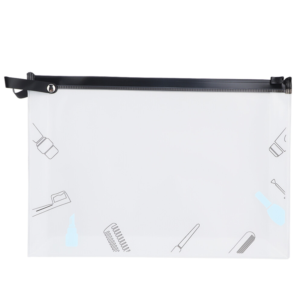 Waterproof Zipper Bags, Portable Tote Style Cosmetic Bag, Lightweight Eva Construction, Multipurpose Hanging File Folders With Smooth Operation Zipper