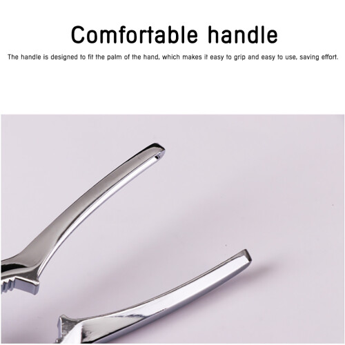 Καρυοθραύστης από κράμα ψευδαργύρου με λειτουργία σπασίματος θαλασσινών, λαβή 2