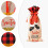 Κορδόνι επαναχρησιμοποιήσιμο λινάτσα Buffalo Plaid, χριστουγεννιάτικες τσάντες 3