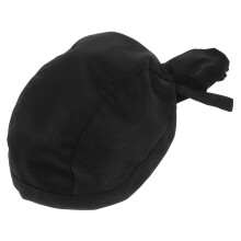 Chef Hat Unisex Comfortable Cooking Cap For Kitchen, Restaurant, Bakery, Catering Hair Protection Black