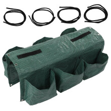 Hanging Planting Bags For Vertical Gardening, Multi Pocket Grow Bags Wall Mounted Garden Planters With Breathable Durable PP Material Suitable For Bal