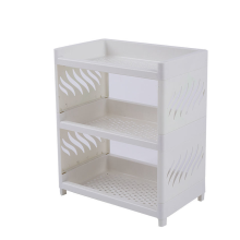 Carrello portaoggetti innovativo su ruote, carrello organizer per bagno, carrello multiuso, soluzione di stoccaggio mobile per cucine, bagni, uffici,
