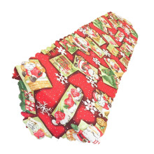 Meerkleurige placemats voor het kerstdiner, klassiek ontwerp, perfect voor huisdecoratie, bruiloften of speciale evenementen, set van 4 placemats met