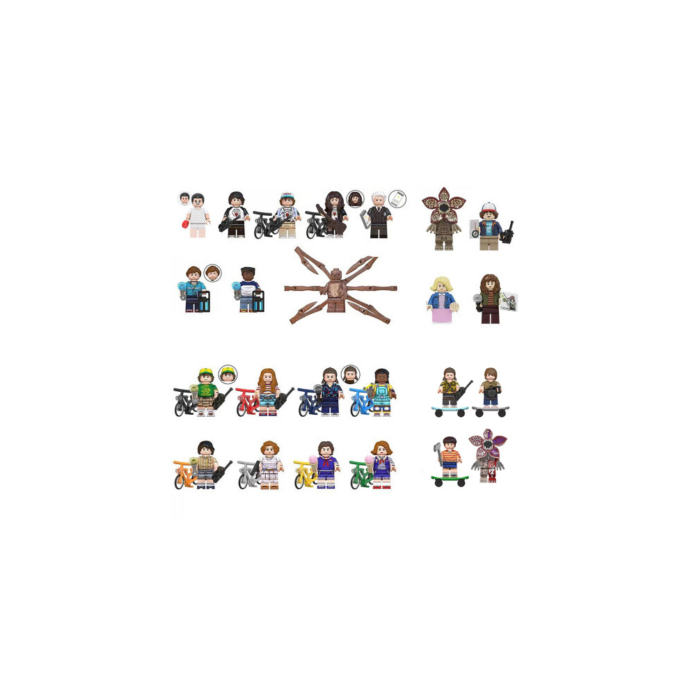 Enekio (24Pcs-A) 24Pcs Stranger Things Minifigures Toys Fits Lego