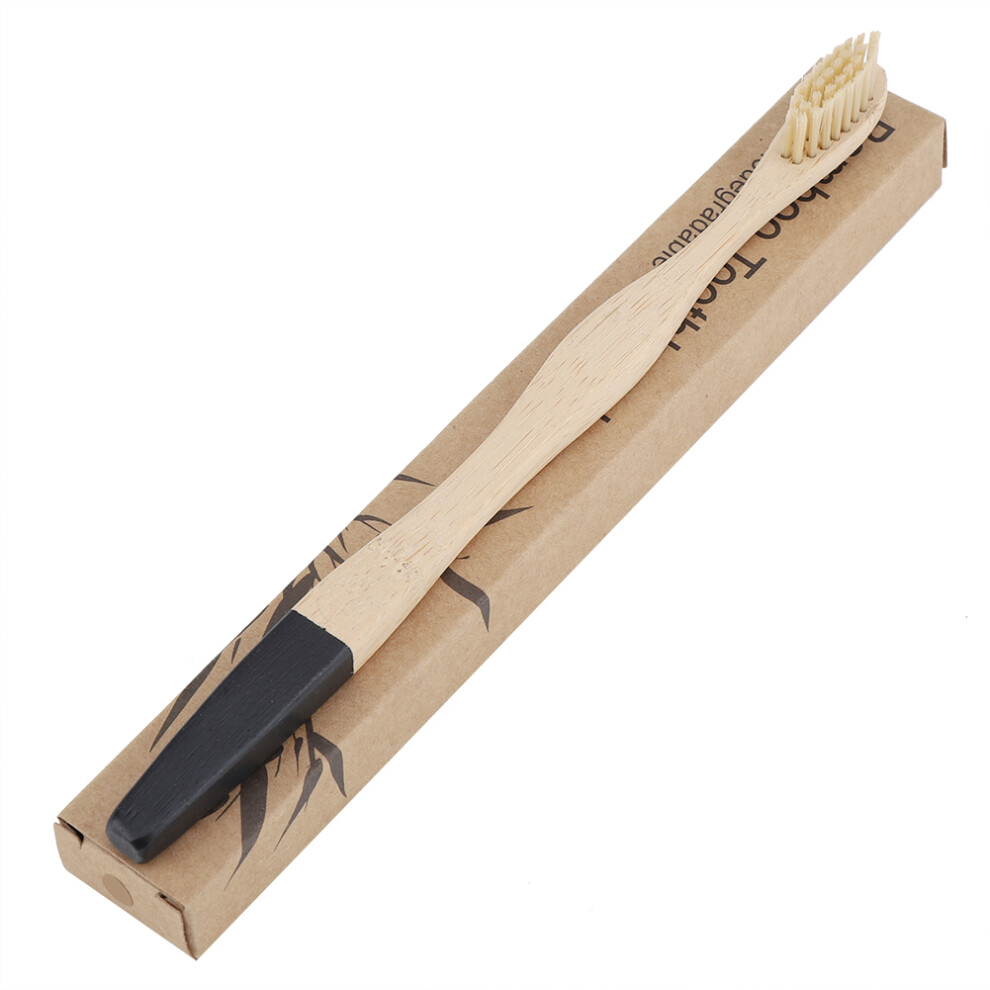 Eco-Friendly Bamboo Toothbrush, Floss-Tip Bristles, For Sustainable Oral Care And Hygiene, 6 Fashionable Colors Available, Comfortable And Durable To