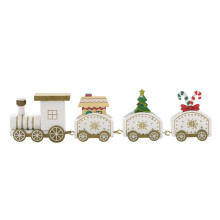 Christmas Wooden Train Set For Ideal Christmas Gift, Festive Holiday Cheer With Wooden Christmas Elements, Safe Non-Toxic Material Adds A Fresh Look T