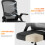 (Black)Ergonomic Office Chair with Headrest 3