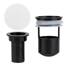 Dispositivo antirretorno para desagüe de piso, inserto de drenaje con salida grande y anillo a medida, sello de drenaje antiolor que mantiene