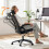 (Black)Ergonomic Office Chair with Headrest 6