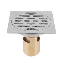 Desagüe de ducha de acero inoxidable con filtro, desagüe de piso fácil de limpiar para baño, tapa de desagüe antiolor y resistente al óxido con