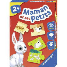 Educatief spel Mama en haar kleintjes, Ontdekking van dieren, Vanaf 2 jaar, Ravensburger