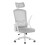 (Grey)Ergonomic Office Chair with Headrest 2