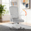 (Grey)Ergonomic Office Chair with Headrest 1