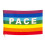 Bunte Friedensflagge aus Polyester, pazifistische 1