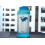 Protein Shake Companion, Μπλε Πτυσσόμενο Μπουκάλι Νερού 750ml με Ανθεκτικό στις Λειαντικές 1