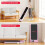 BIGZZIA Folding Walking Pad Treadmill,6KM/H,Pink 7