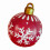 Weihnachtskugel, aufblasbarer Ball, 6
