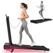 Foldable Treadmill with Handrail 1–6 km/h