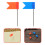 200 Pcs Flag Pins For Map With Colored Heads And Iron Point 9