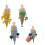 3Pcs Mastigáveis Para Papagaios: Brinquedo Suspenso De 11