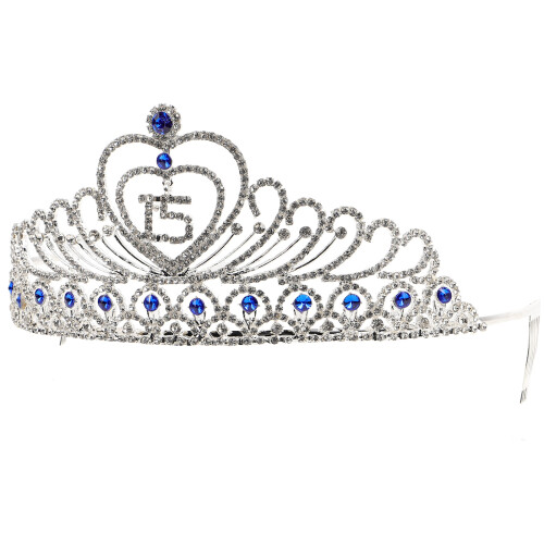 Tiara De Cristal Para Aniversário Coroa Doce 15