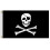 Halloween Jolly Roger Banner Skelett 1