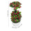 Árvore Bonsai Falsa Vaso Para Interior Com 2