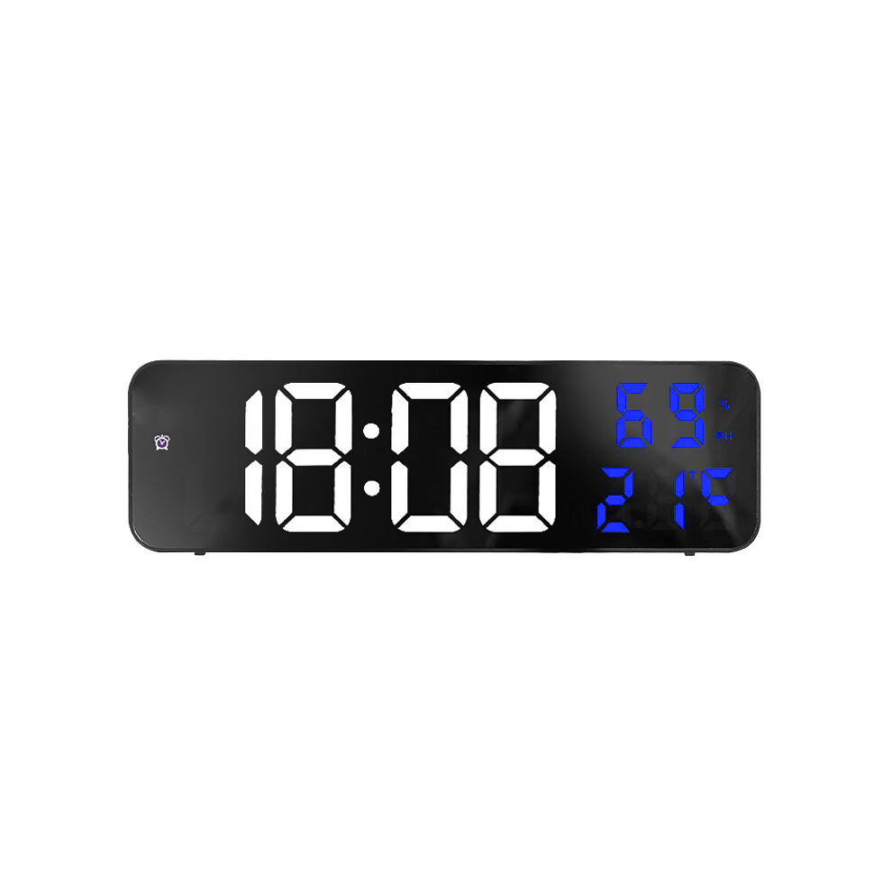 Silent Display Digital Wall Clock with Memory Function, Large Digital Wall Clock with Remote Control, Multi-Function Digital Timer Clock Featuring