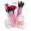 Organizer Set, Clear Acrylic With Weighted Lids 2