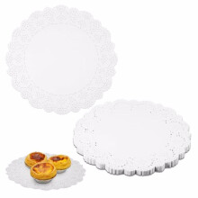 150x White Buffet Cake Fried Food Decor Add Of Charm With Paper