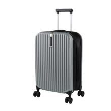 20 Inch Foldable Travel Suitcase, Silver