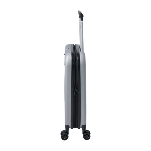 Living And Home 20 Inch Foldable Travel Suitcase, Silver 2