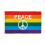 Bunte Friedensflagge, Polyester-Banner, 1