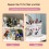 Efficient Morning Routine, Multi-Function Vanity Organizer With Washable Design, Clear Plastic Makeup Organizer And Adjustable Height Trays, Super Lar 4