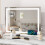 ELECWISH LED Lighted Hollywood Mirror Vanity Make up Mirror 58*46 cm with USB 2