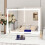 ELECWISH LED Lighted Hollywood Mirror Vanity Make up Mirror 58*46 cm with USB 3
