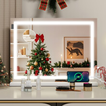 LED Lighted Hollywood Mirror Vanity Make up Mirror 58*46 cm with USB
